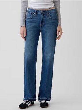 GAP Women's Straight Leg Blue Jeans